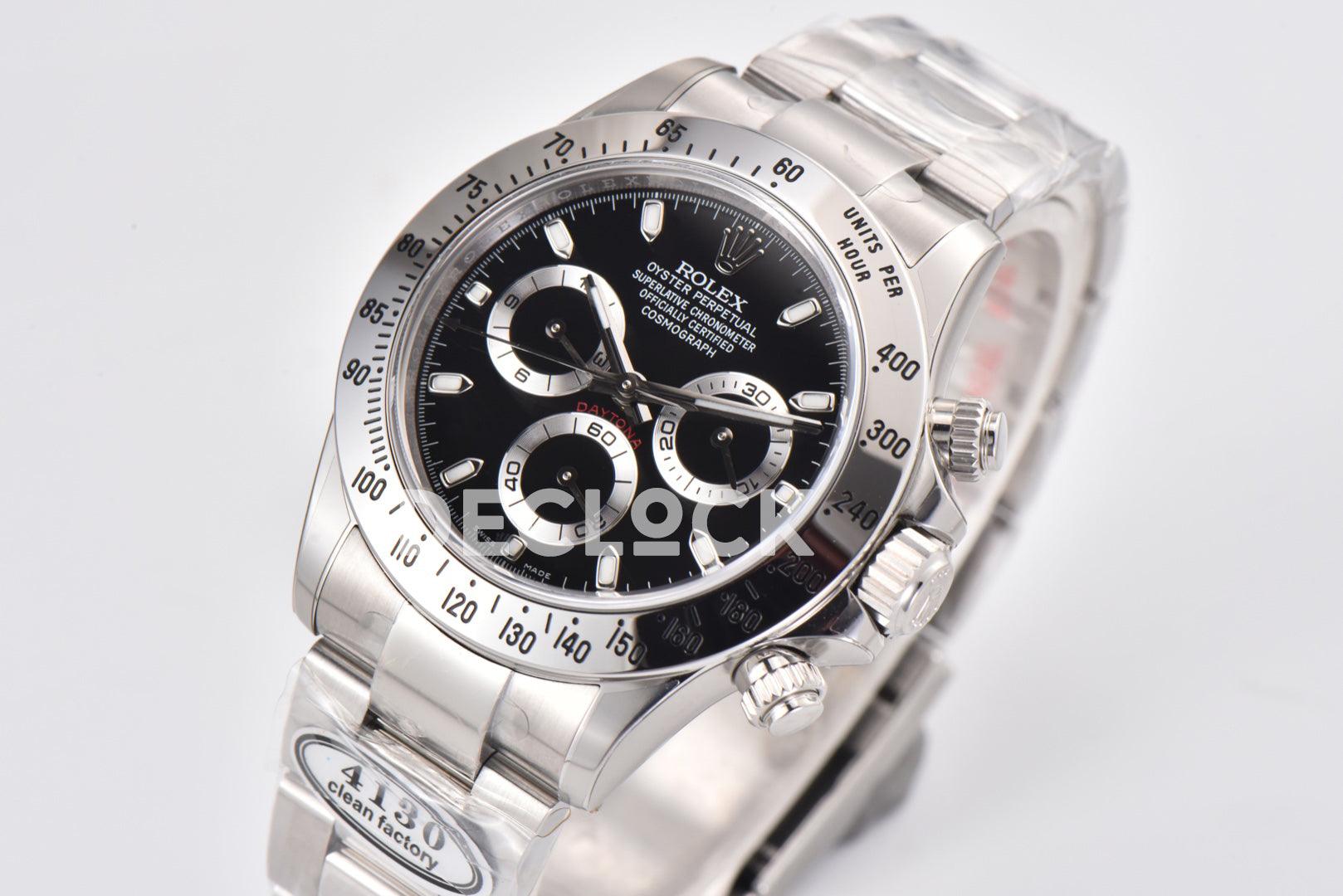 Replica Rolex Daytona 116520 Steel in Black Dial