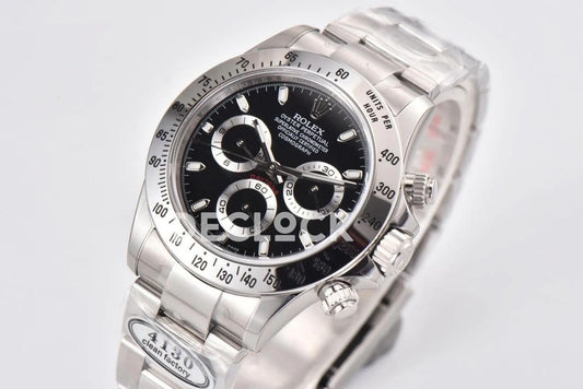 Replica Rolex Daytona 116520 Steel in Black Dial |  Declock.