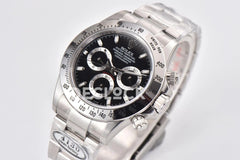 Replica Rolex Daytona 116520 Steel in Black Dial