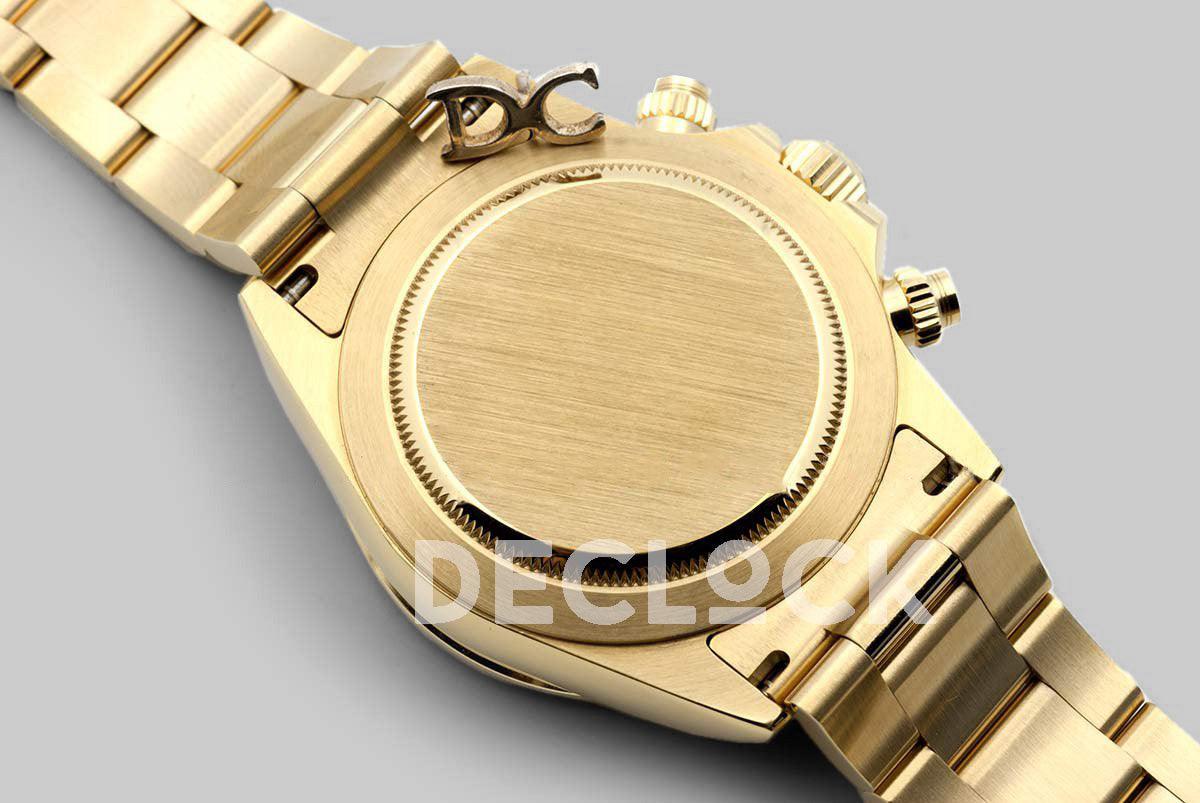 Replica Rolex Daytona 116528 White Dial in Yellow Gold - Replica Watches