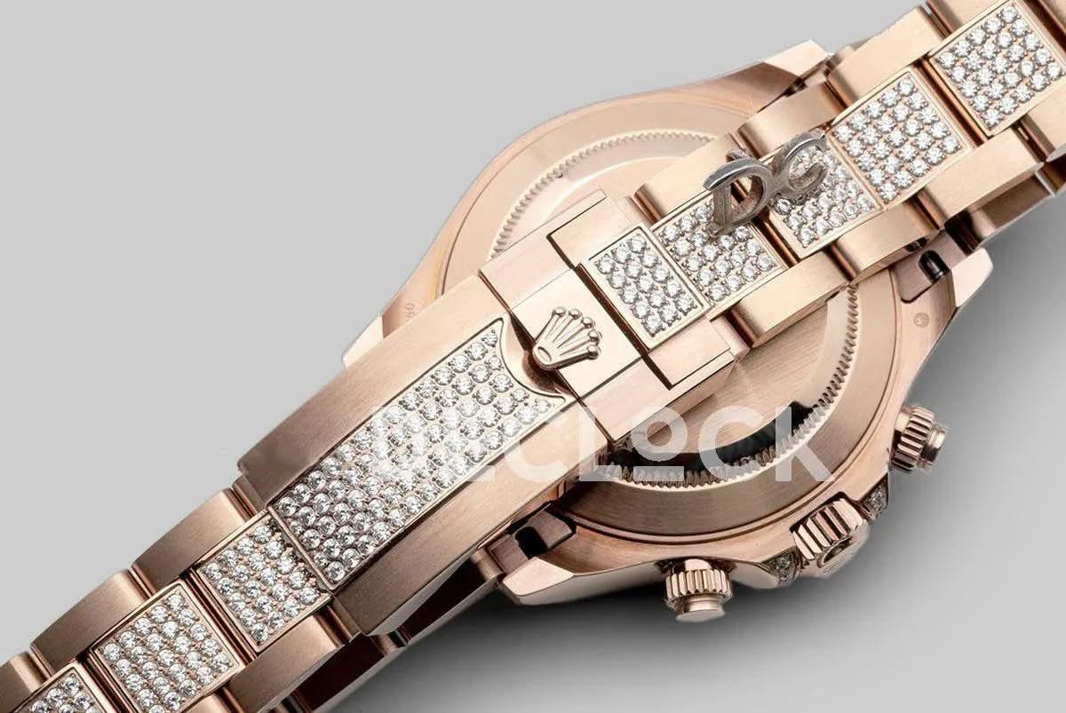 Replica Rolex Replica Rolex Daytona 116595RBOW-0002 in Everose Gold |  Declock.