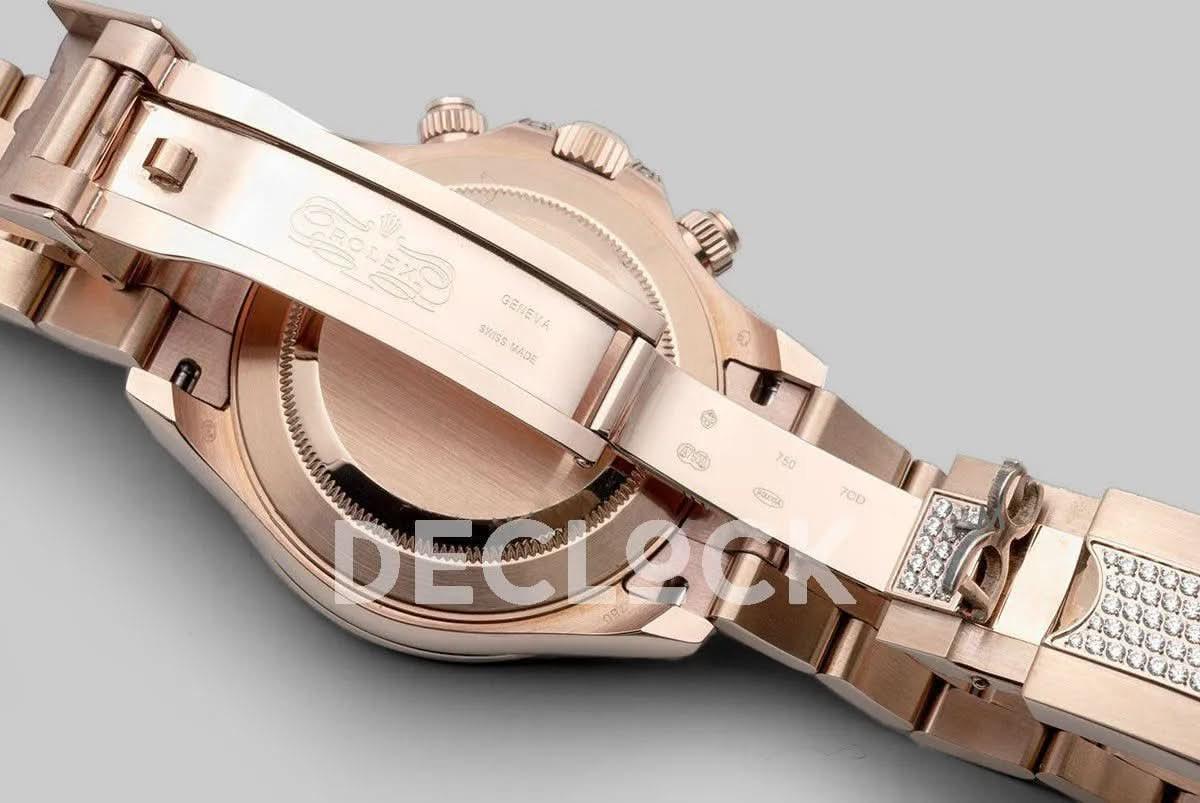Replica Rolex Replica Rolex Daytona 116595RBOW-0002 in Everose Gold |  Declock.