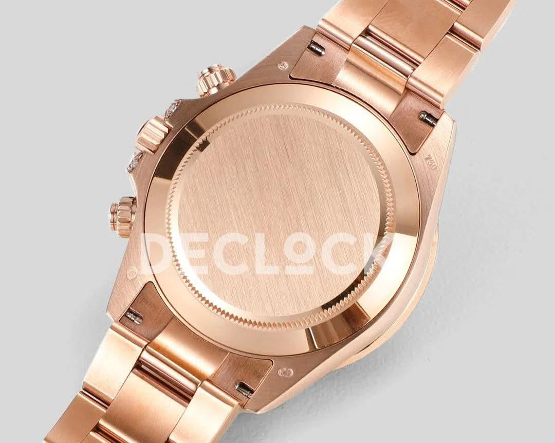 Replica Rolex Daytona 116595RBOW Black Dial in Everose Gold |  Declock.