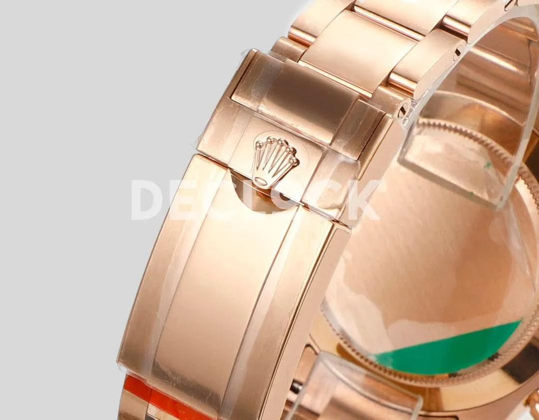 Replica Rolex Daytona 116595RBOW Black Dial in Everose Gold |  Declock.