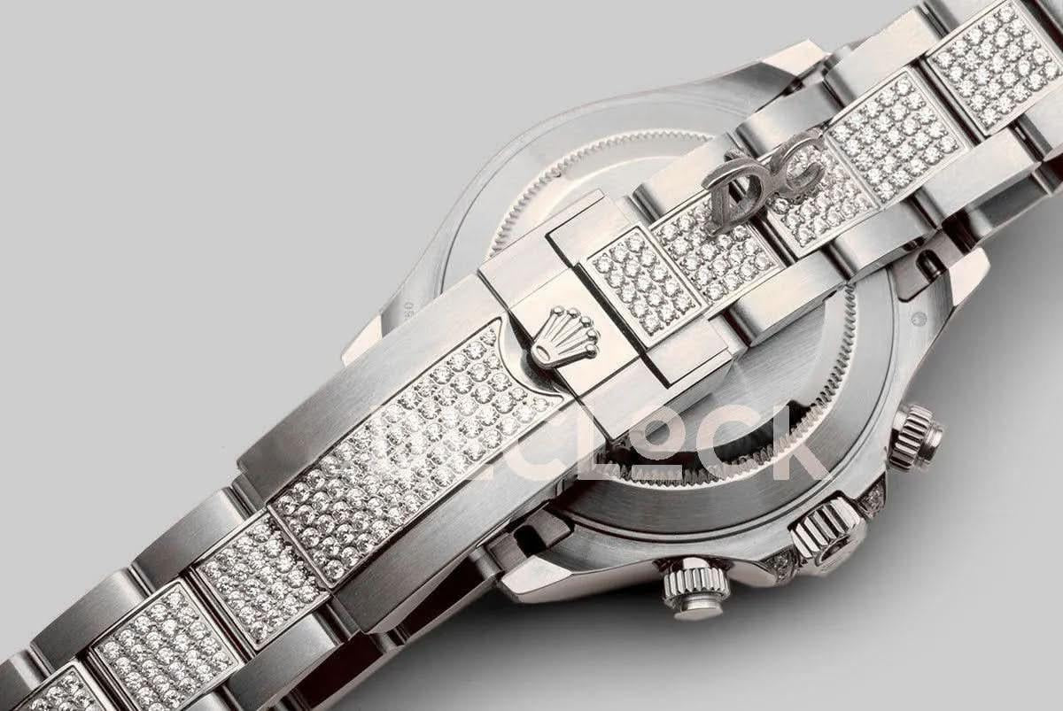 Replica Rolex Daytona 116599RBOW in White Gold |  Declock.