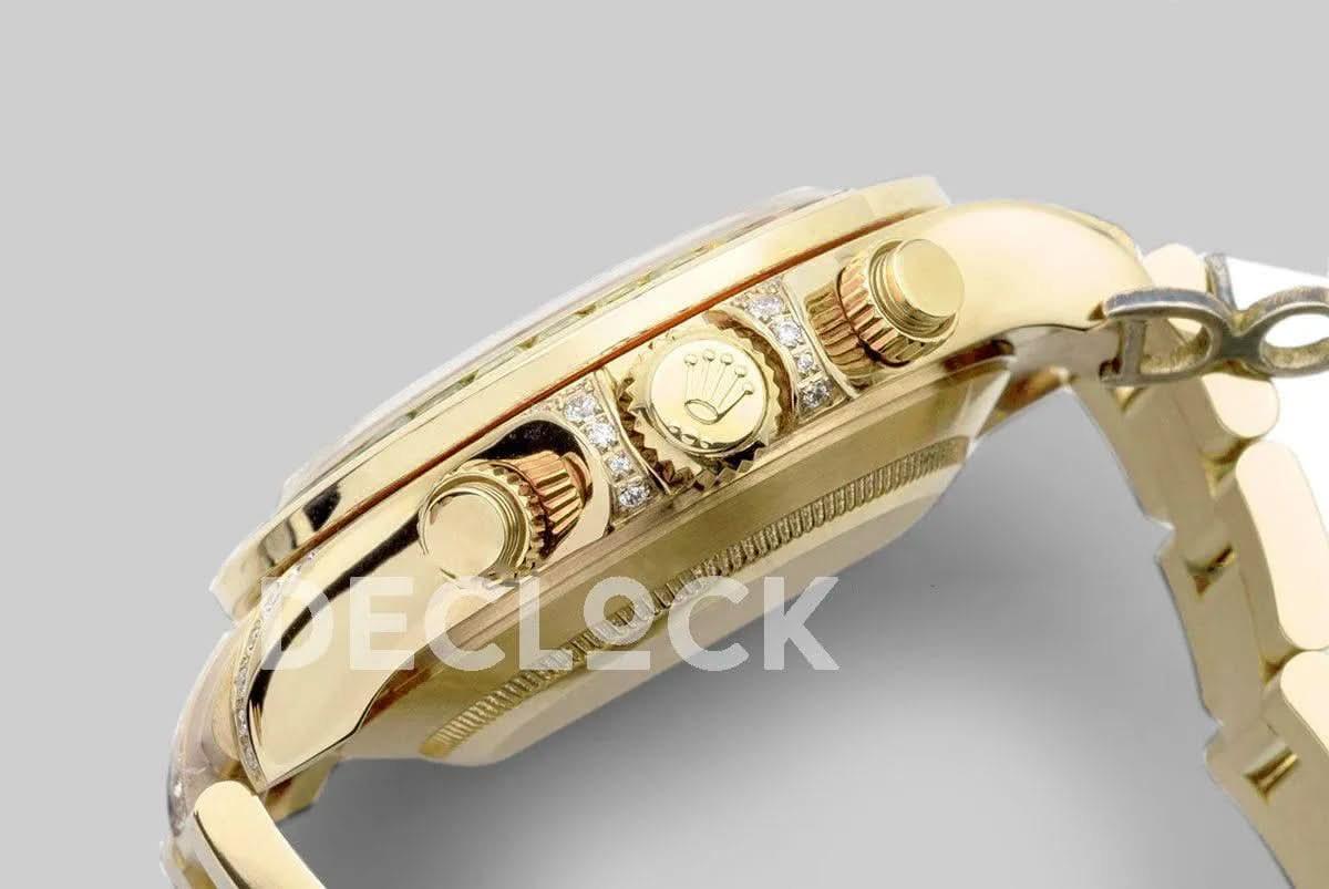 Replica Rolex Daytona 116599RBOW in Yellow Gold |  Declock.