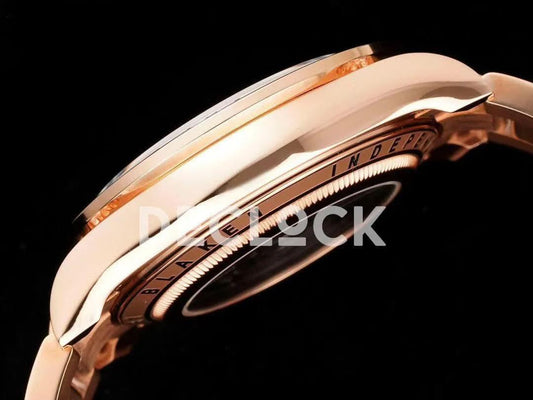 Replica Rolex Daytona Blaken Skeleton Dial in Everose Gold |  Declock.
