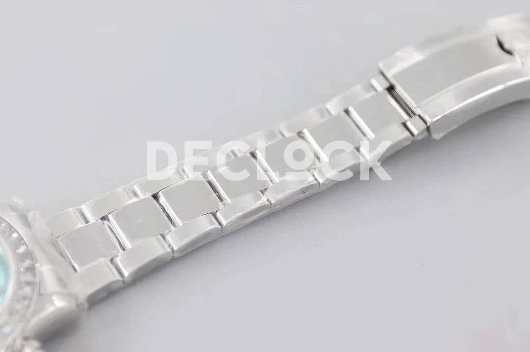 Replica Rolex Daytona Diamond Bezel in Ice Blue Dial |  Declock.