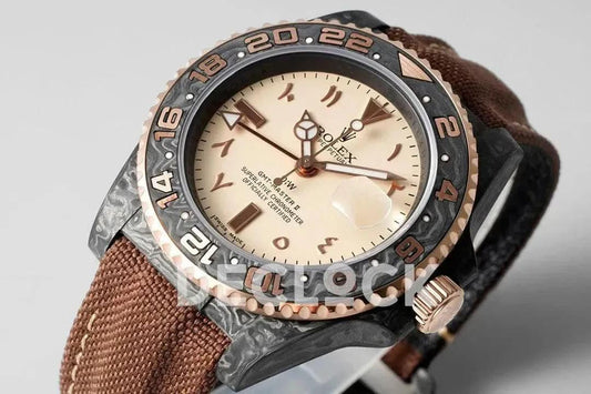 Replica Rolex DIW Desert Eagle Everose Carbon | Declock.