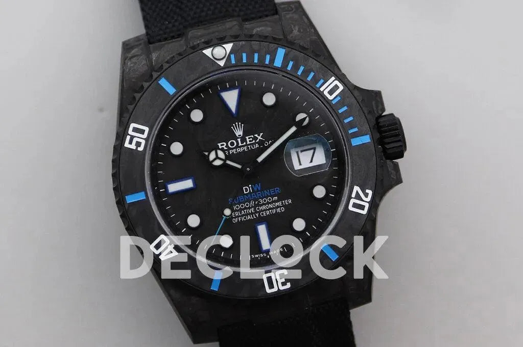 Replica Rolex DIW Submariner Carbon Blue