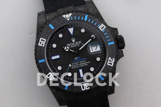 Replica Rolex DIW Submariner Carbon Blue | Declock.