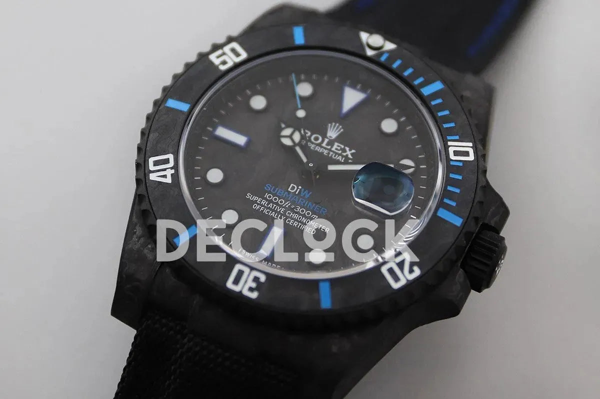 Replica Rolex DIW Submariner Carbon Blue