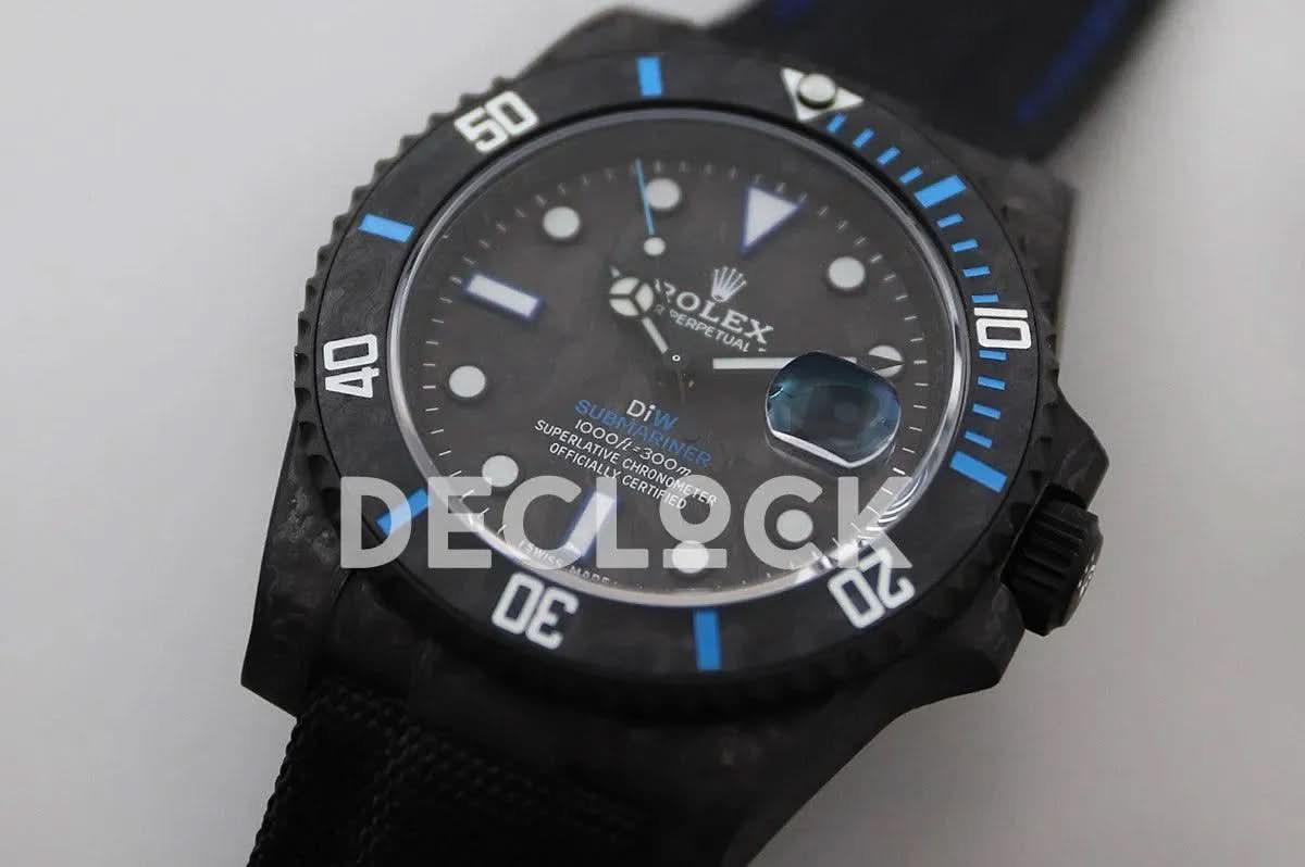 Replica Rolex DIW Submariner Carbon Blue |  Declock.