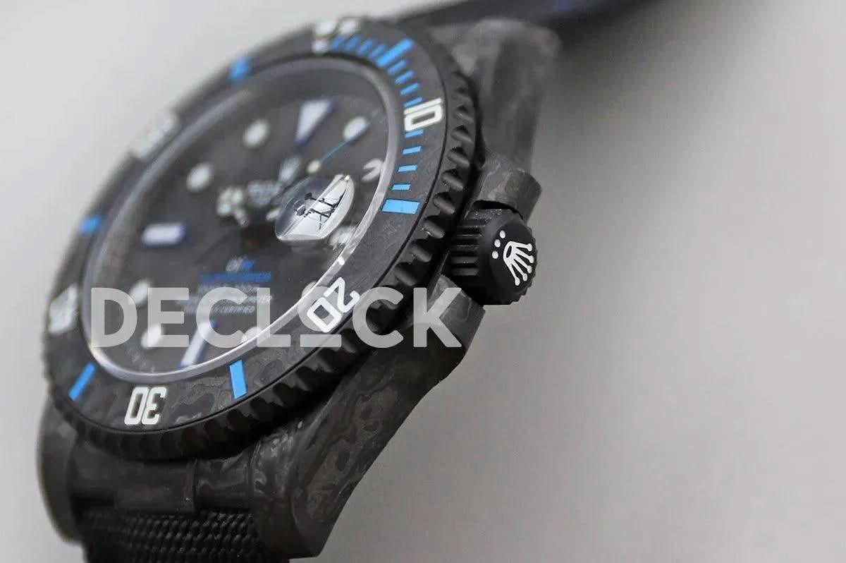 Replica Rolex DIW Submariner Carbon Blue |  Declock.