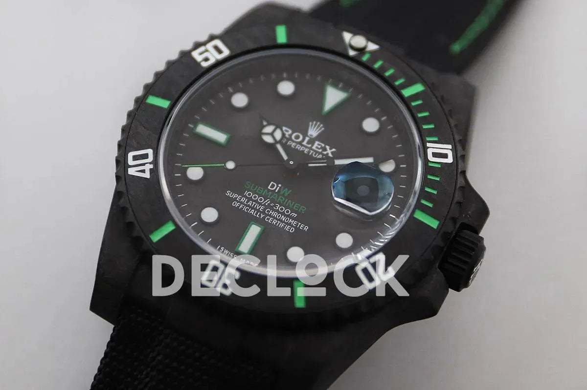 Replica Rolex DIW Submariner Carbon Green