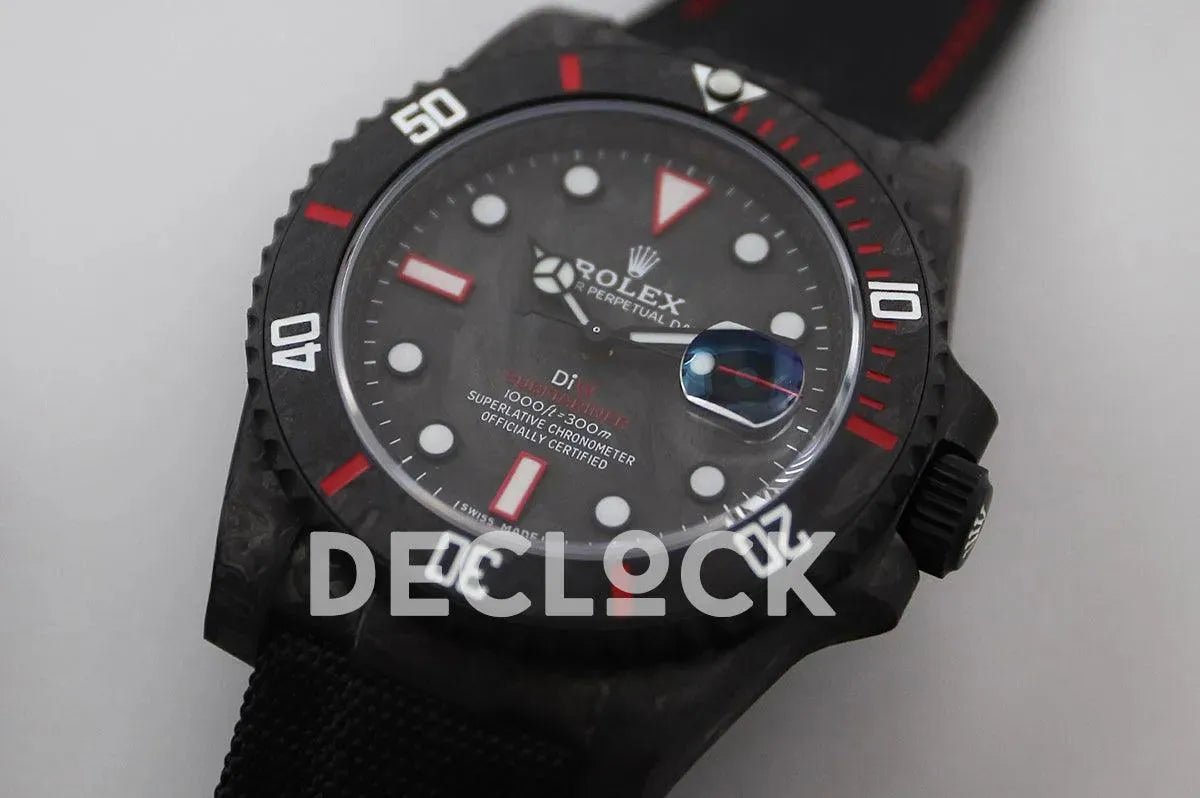 Replica Rolex DIW Submariner Carbon Red