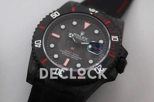 Replica Rolex DIW Submariner Carbon Red | Declock.