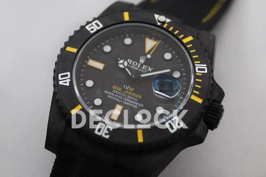 Replica Rolex DIW Submariner Carbon Yellow | Declock.