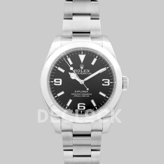 Replica Rolex Explorer I 214270 Black Dial | Declock.