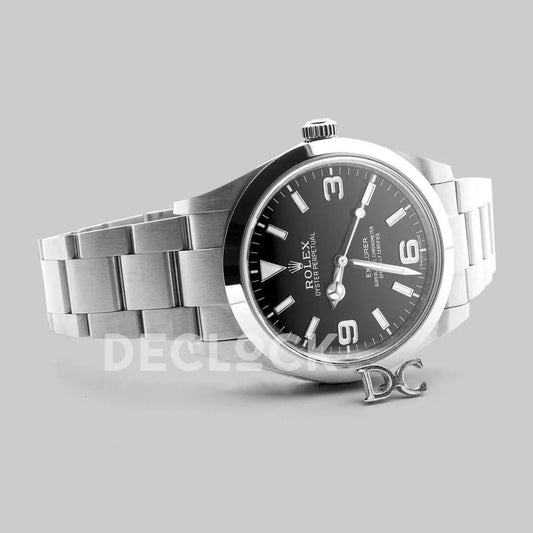 Replica Rolex Explorer I 214270 Black Dial |  Declock.
