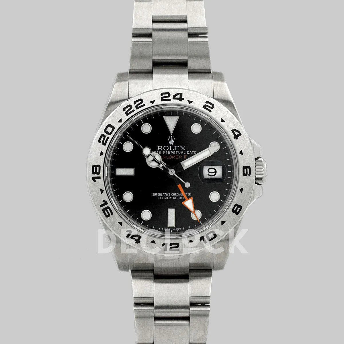 Replica Rolex Explorer II 216570 Black Dial