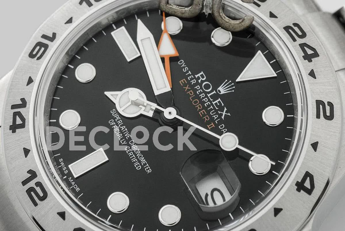 Replica Rolex Explorer II 216570 Black Dial |  Declock.