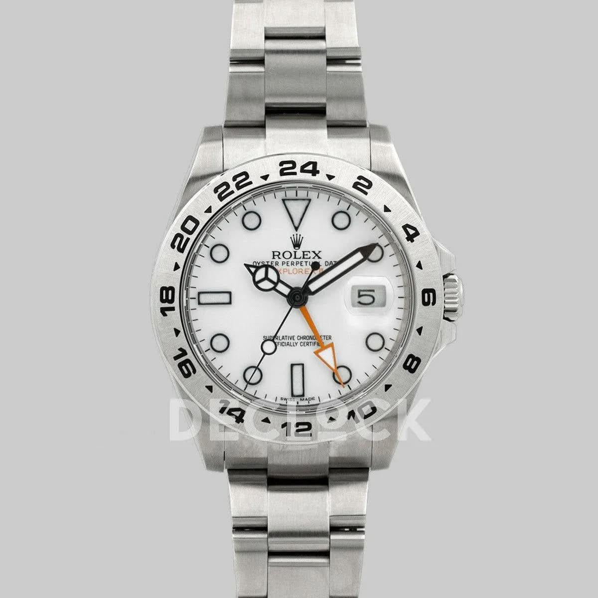 Replica Rolex Explorer II 216570 White Dial |  Declock.