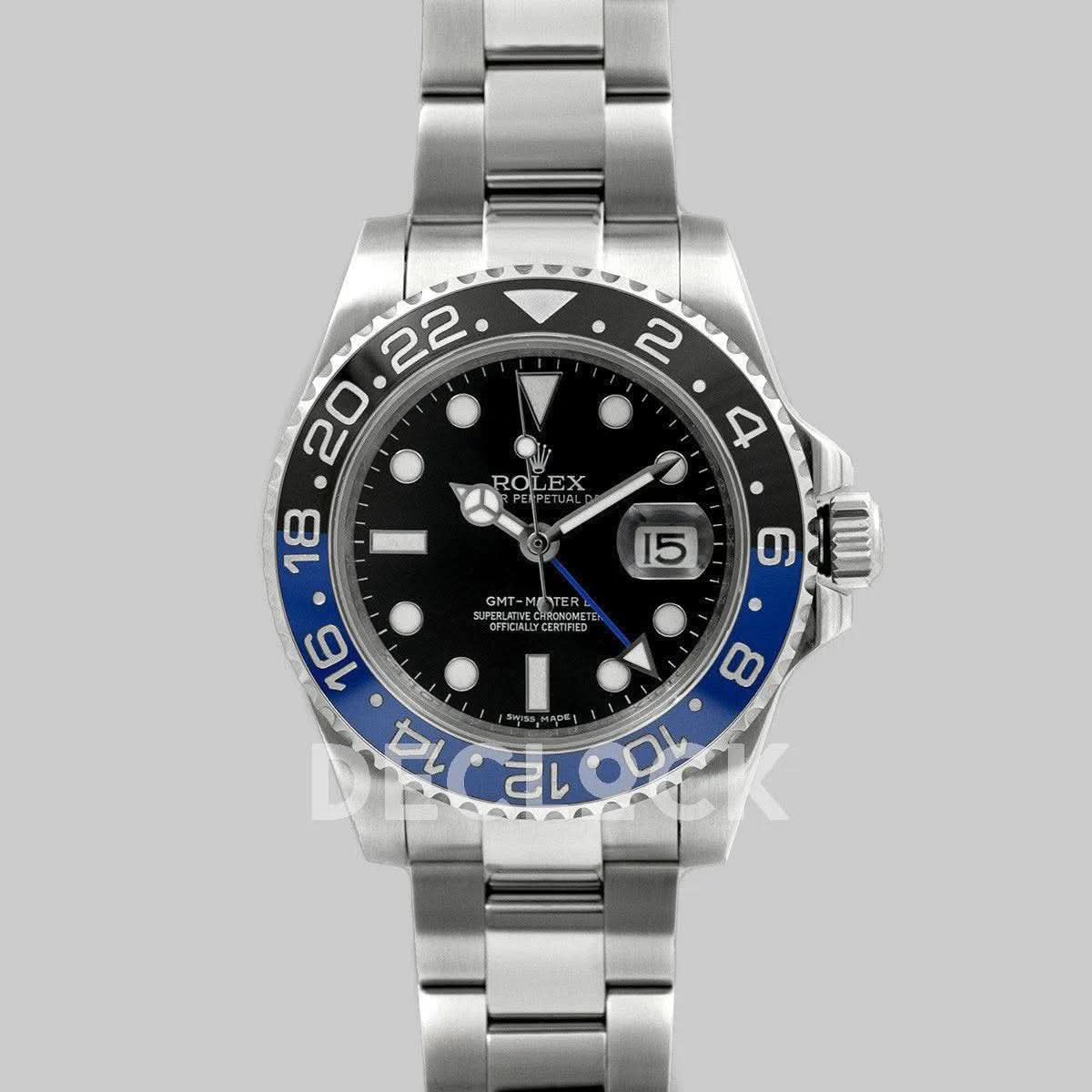 Replica Rolex GMT Master II 116710 BLNR "Batman" - Replica Watches