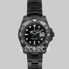 Replica Rolex GMT Master II 116710 LN in PVD Black