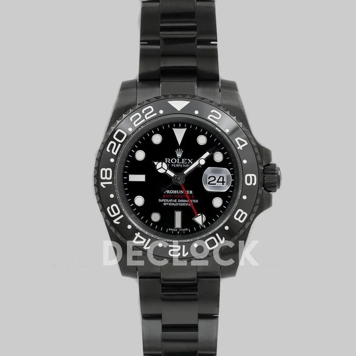 Replica Rolex GMT Master II 116710 Pro Hunter Military Red |  Declock.