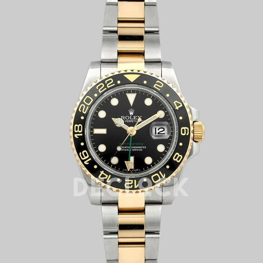 Replica Rolex GMT Master II 116713LN Two Tone |  Declock.