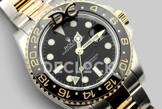 Replica Rolex GMT Master II 116713LN Two Tone | Declock.