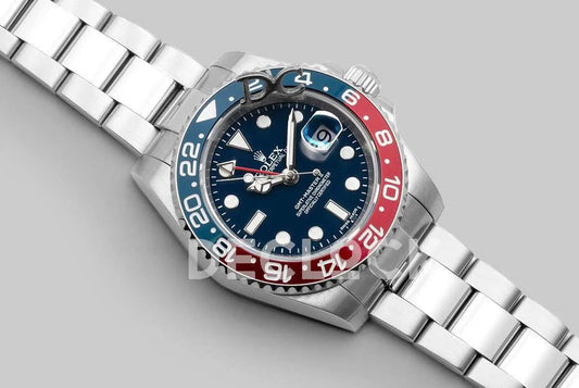 Replica Rolex GMT Master II 116719 BLRO "Pepsi" in Blue Dial |  Declock.