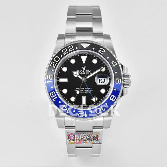 Replica Rolex GMT Master II 126710 BLNR on Oyster Bracelet |  Declock.