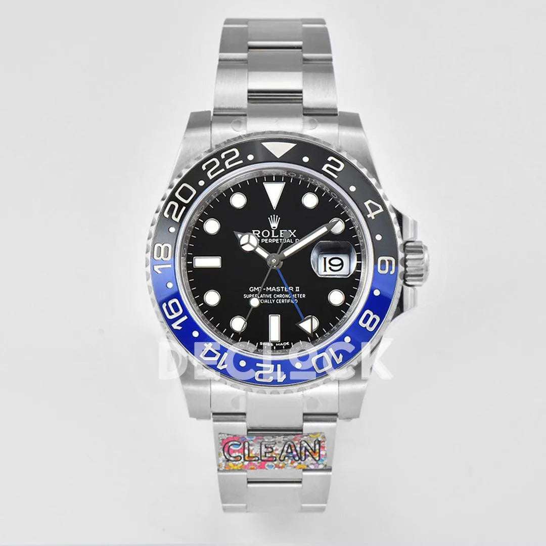 Replica Rolex GMT Master II 126710 BLNR on Oyster Bracelet