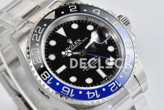 Replica Rolex GMT Master II 126710 BLNR on Oyster Bracelet |  Declock.