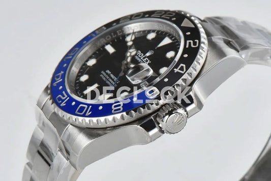 Replica Rolex GMT Master II 126710 BLNR on Oyster Bracelet |  Declock.