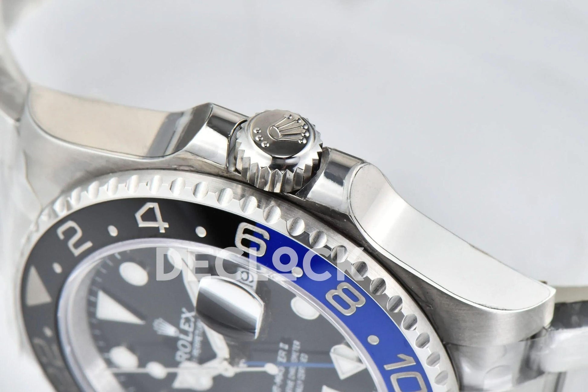 Replica Rolex GMT Master II 126710 BLNR on Oyster Bracelet |  Declock.