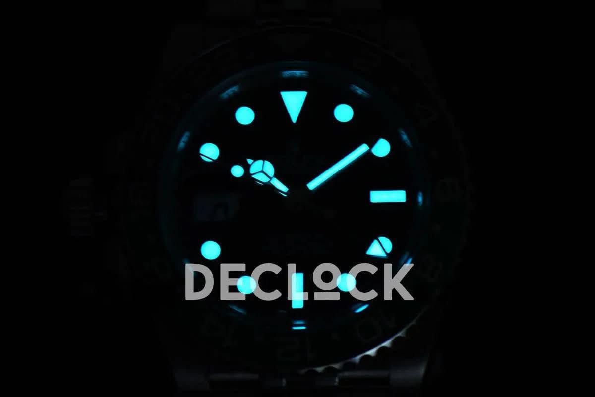Replica Rolex GMT Master II 126710 BLRO ‘Pepsi’ Black Dial |  Declock.