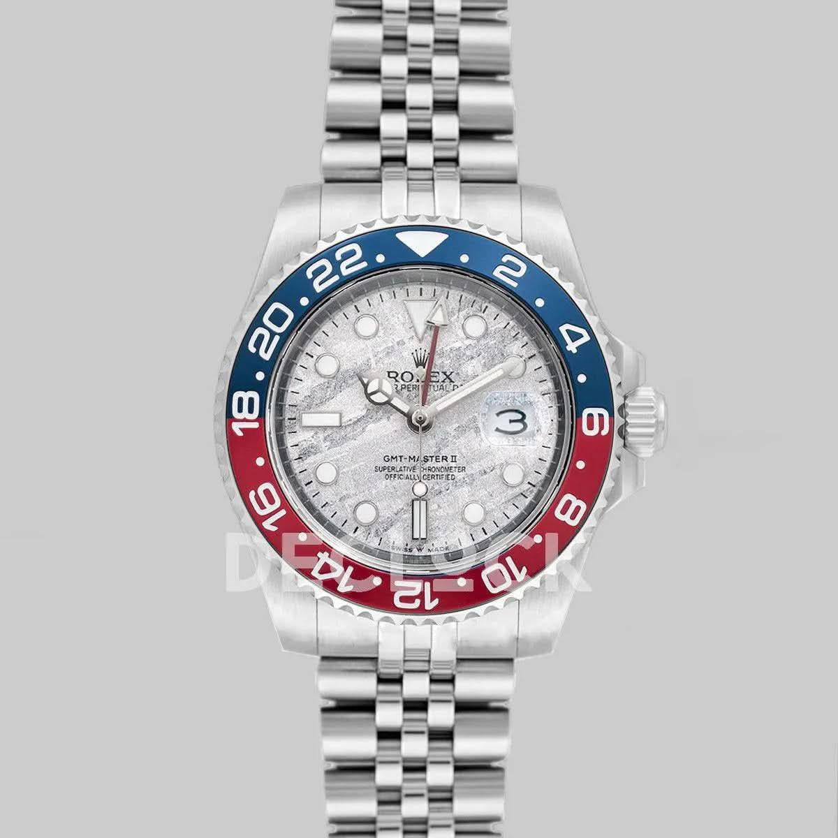 Replica Rolex GMT Master II 126719 BLRO Meteorite Dial in Jubilee |  Declock.
