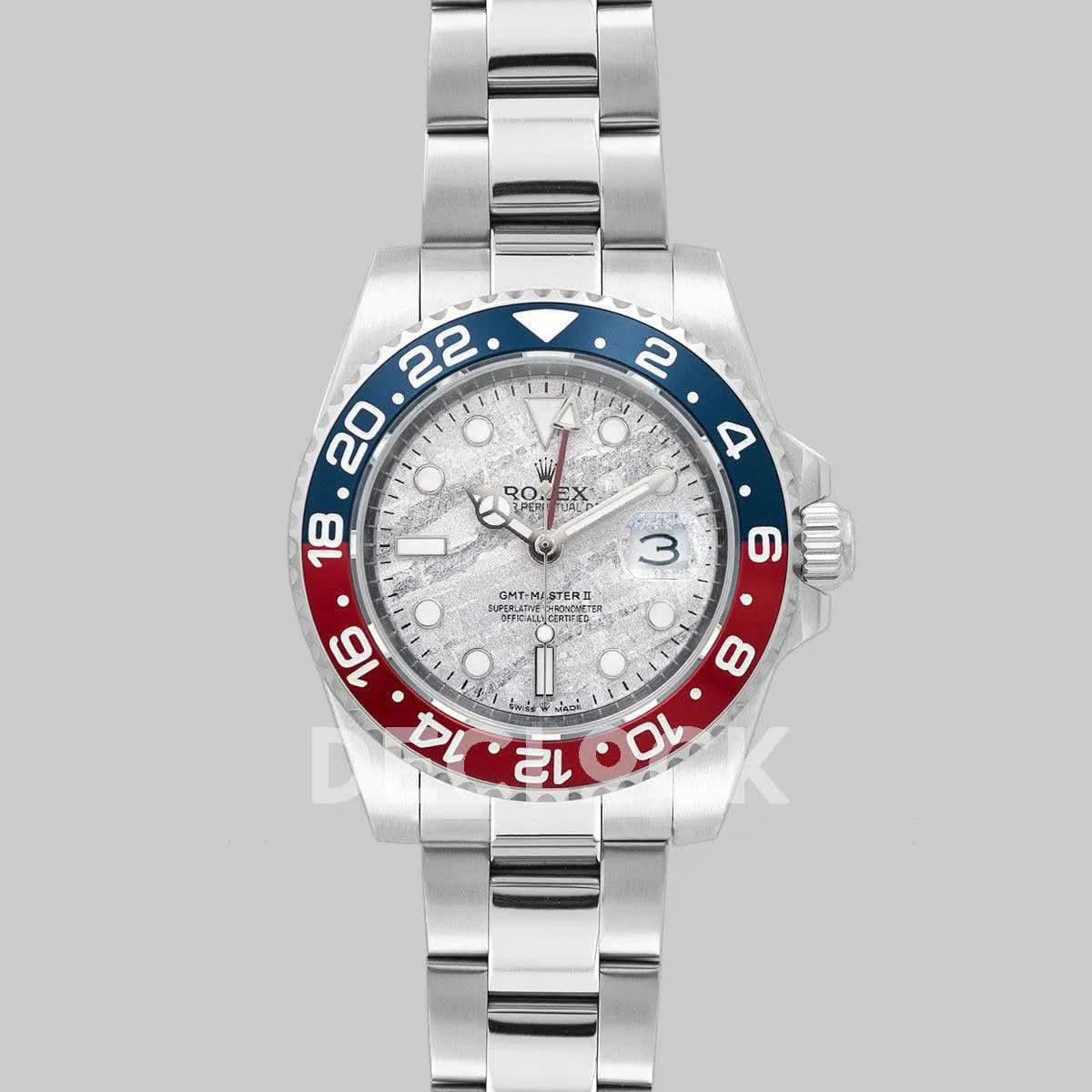 Replica Rolex GMT Master II 126719 BLRO Meteorite Dial |  Declock.