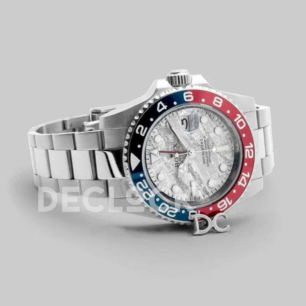 Replica Rolex GMT Master II 126719 BLRO Meteorite Dial |  Declock.