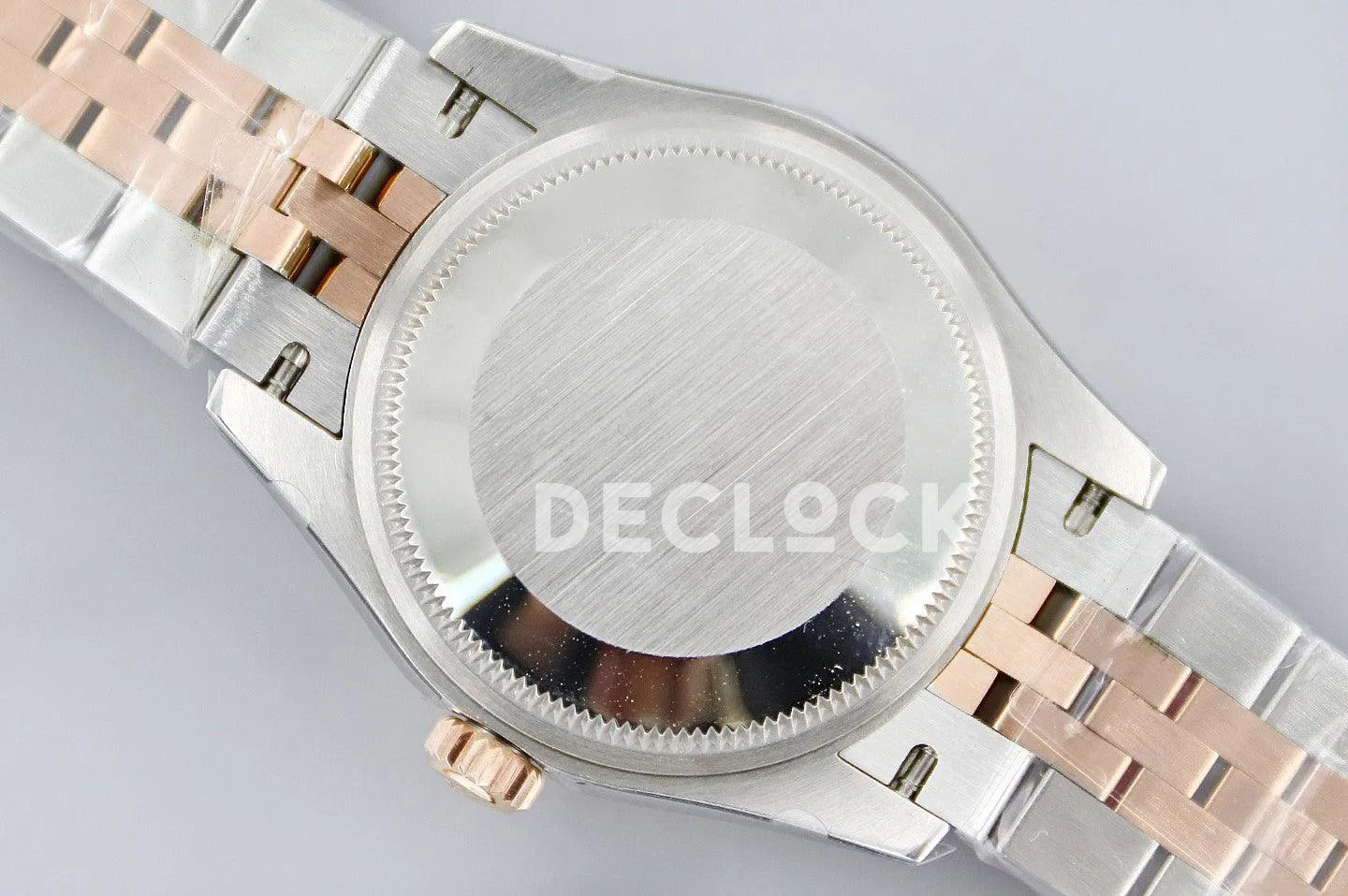 Replica Rolex Ladies Datejust 31 278271 White Dial in Everose Gold with Diamond Markers