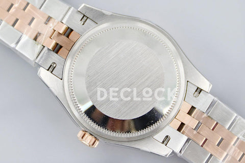 Replica Rolex Ladies Datejust 31 278271R White Dial in Everose Gold with Roman Markers - Replica Watches