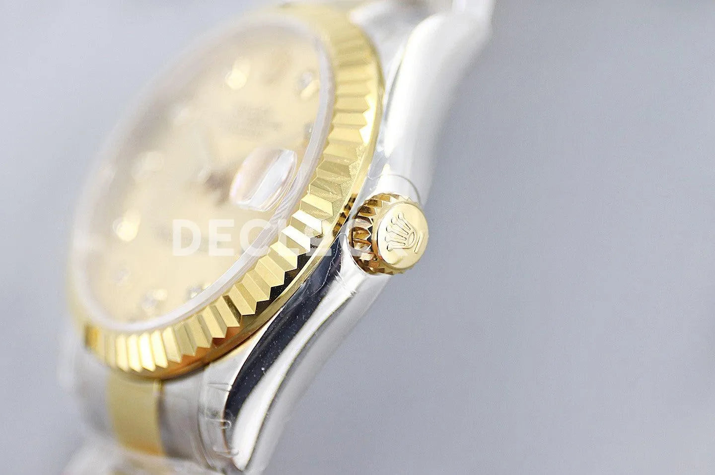 Replica Rolex Ladies Datejust 31 278273 God Dial in Yellow Gold with Diamond Markers