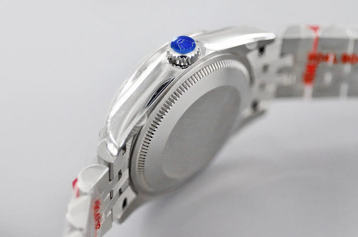 Replica Rolex Ladies Datejust 31 278384 Blue Dial in White Gold with Roman Markers