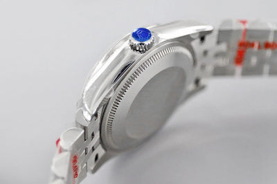 Replica Rolex Ladies Datejust 31 278384 Blue Dial in White Gold with Roman Markers