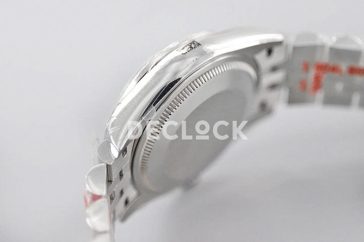 Replica Rolex Ladies Datejust 31 278384 White Dial in White Gold with Diamond Markers |  Declock.