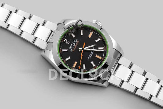 Replica Rolex Milgauss 116400GV Black Dial in Oystersteel |  Declock.