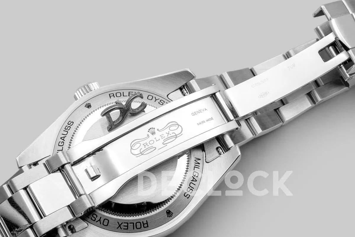 Replica Rolex Milgauss 116400GV Z-Blue Dial in Oystersteel |  Declock.